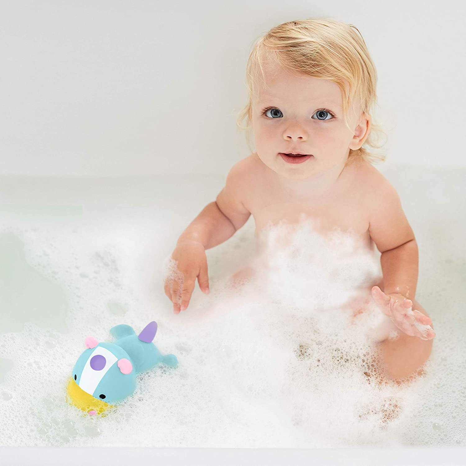 Foto 4 pulgar | Skip Hop Baby Bath Toy, Zoo Light Up Squeeze Toy, Unicornio - Venta Internacional.