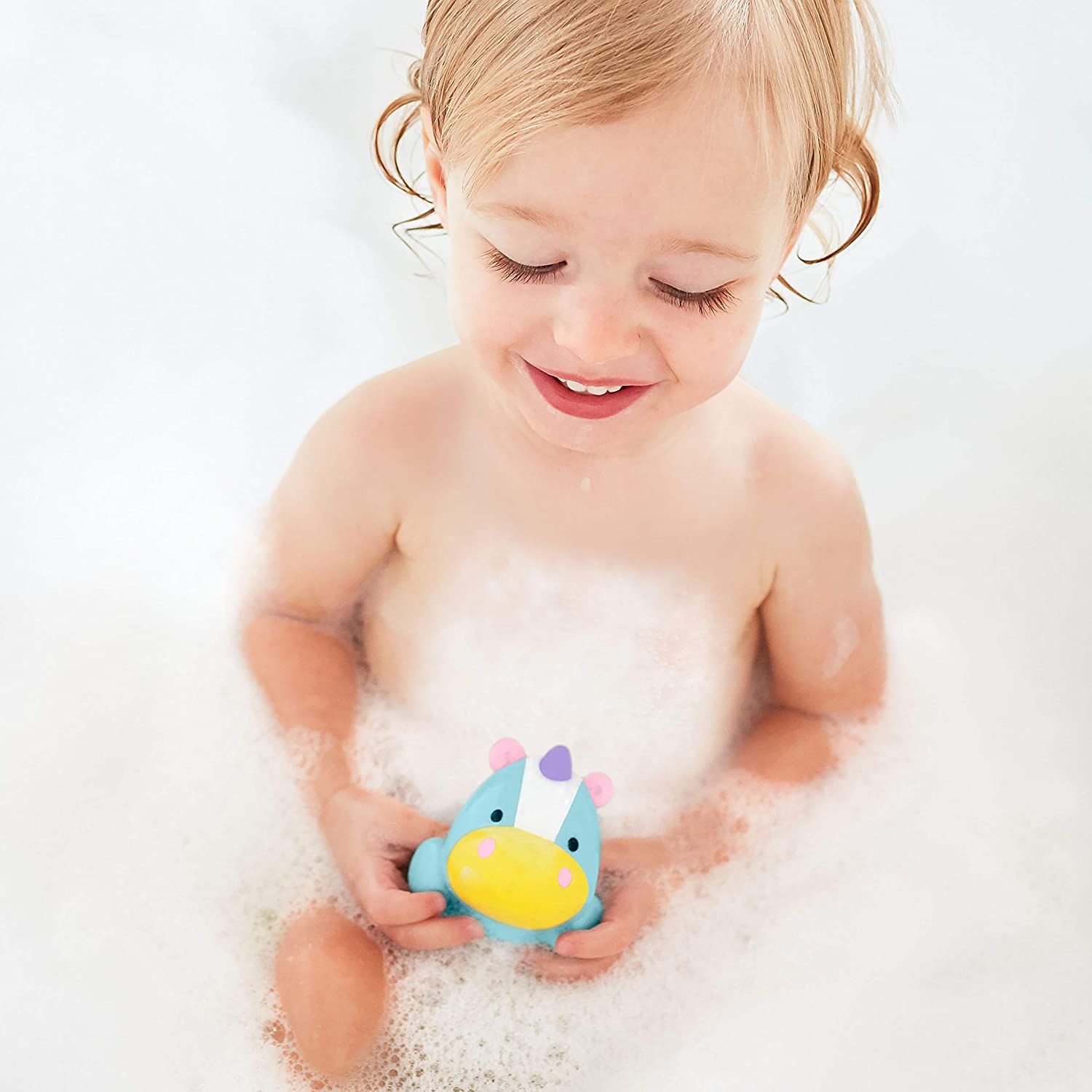 Foto 6 pulgar | Skip Hop Baby Bath Toy, Zoo Light Up Squeeze Toy, Unicornio - Venta Internacional.