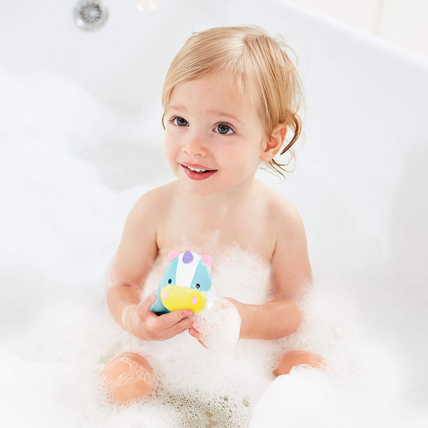 Foto 8 pulgar | Skip Hop Baby Bath Toy, Zoo Light Up Squeeze Toy, Unicornio - Venta Internacional.