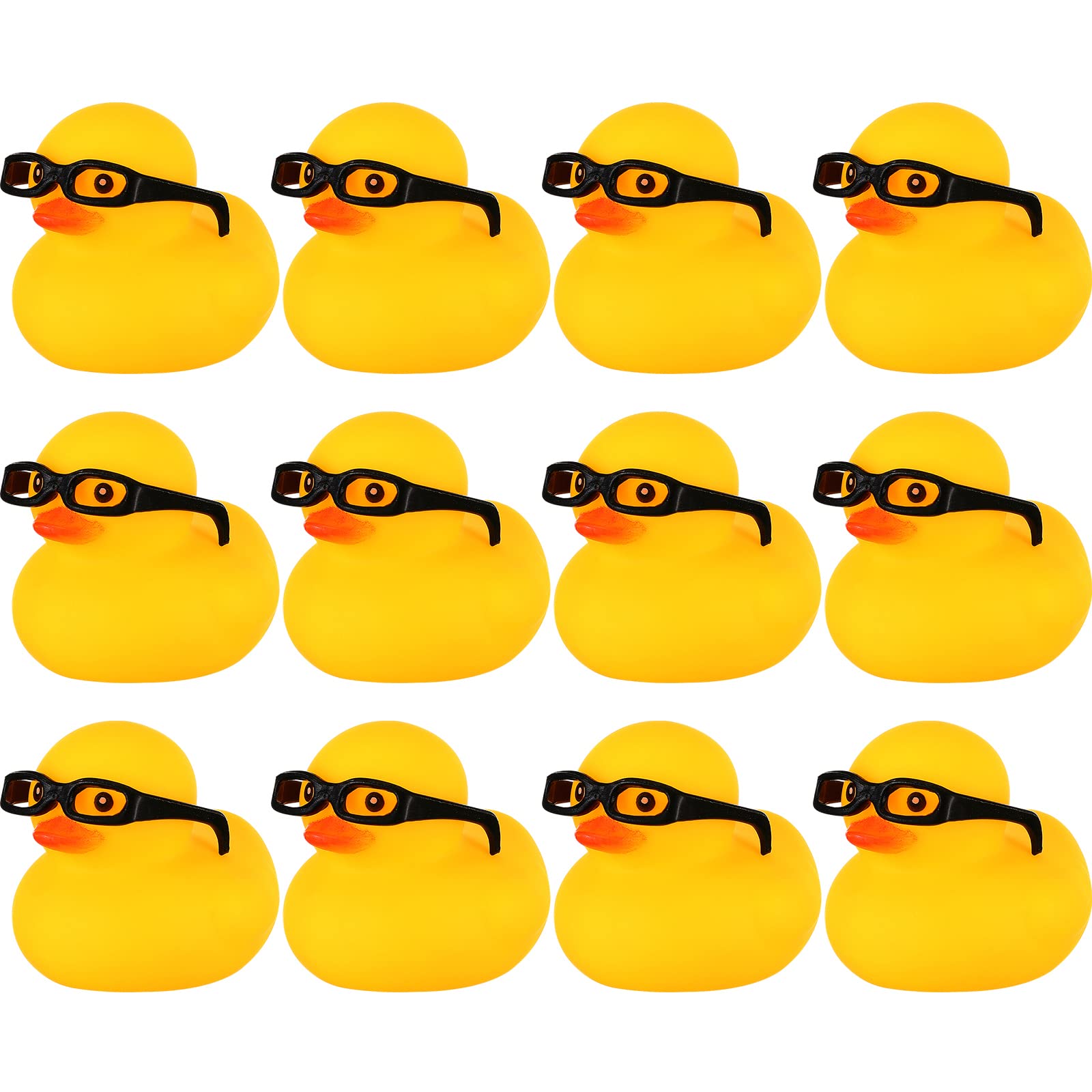 Rubber Ducks Chivao Con Gafas De Sol, Sombreros Y Sombreros, 12 Unidades - Venta Internacional.