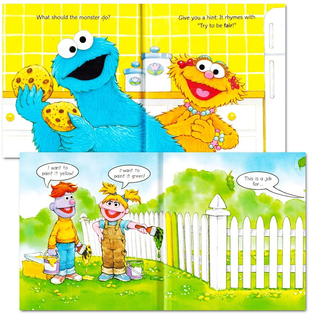 Foto 5 pulgar | Set De Libros Sesame Street Elmo Manners Para Niños Pequeños X8 - Venta Internacional.