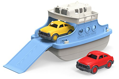 Juguetes Verdes Ferry Bote Con Mini Coches De Juguete De Bañera, Azul / Blanco, Estándar - Venta Internacional.