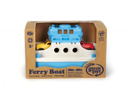 Foto 2 | Juguetes Verdes Ferry Bote Con Mini Coches De Juguete De Bañera, Azul / Blanco, Estándar - Venta Internacional.