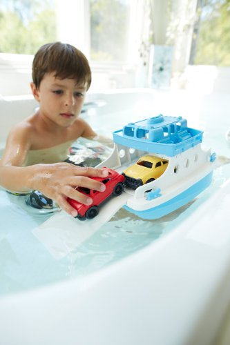 Foto 4 pulgar | Juguetes Verdes Ferry Bote Con Mini Coches De Juguete De Bañera, Azul / Blanco, Estándar - Venta Internacional.