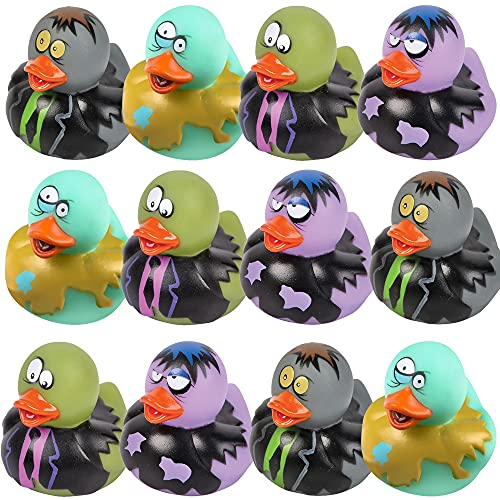 Foto 2 pulgar | Rubber Duckies Artcreativity Zombie, 5 Cm, Para Niños, Paquete De 12 - Venta Internacional.