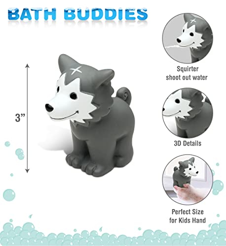 Foto 5 pulgar | Juguete De Baño Dollibu Wolf Bath Buddy Squirter Para Niños Pequeños - Venta Internacional.