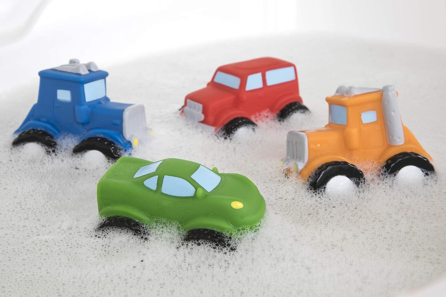 Foto 4 pulgar | Ruedas Nuby Squirt De Bath Toys, 4 Unidades, Para Niños - Venta Internacional.