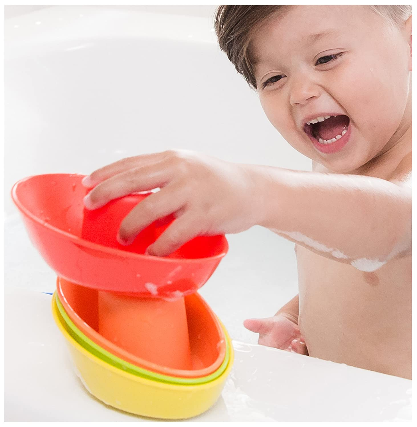 Botes De Baño Apilables Nuby, Paquete De 5 - Venta Internacional.