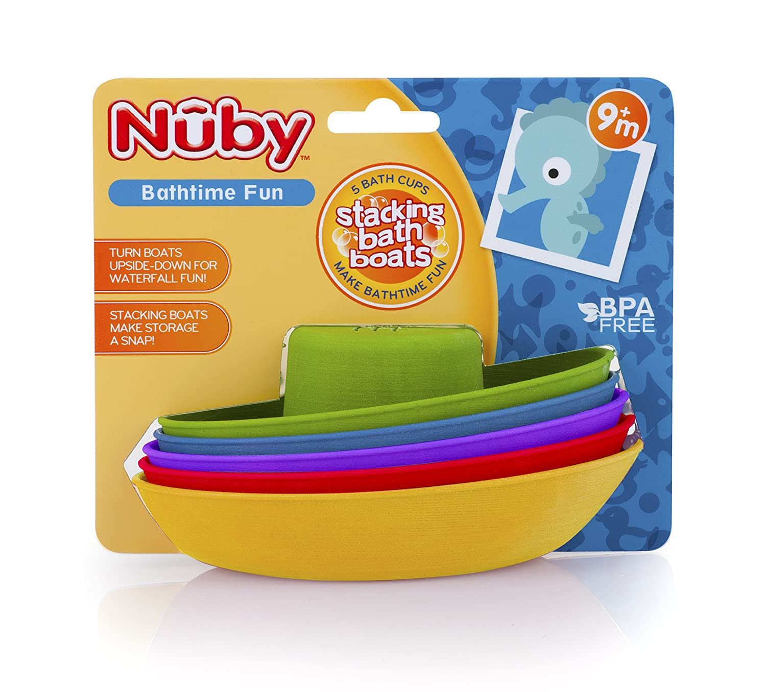 Foto 4 pulgar | Botes De Baño Apilables Nuby, Paquete De 5 - Venta Internacional.