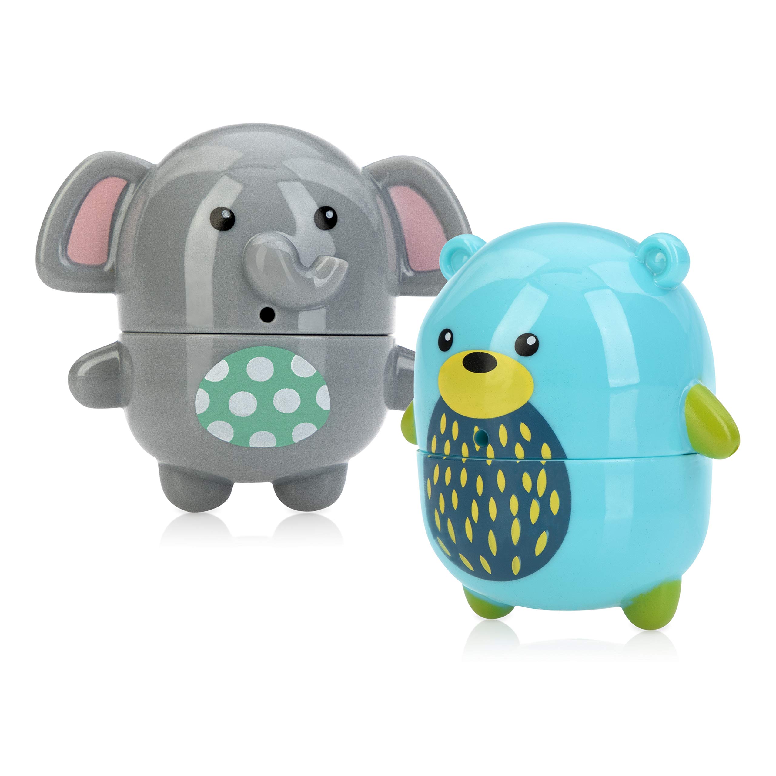 Juguetes De Baño Nuby Silly Squirts Fáciles De Limpiar Para Osos Y Elefantes - Venta Internacional.