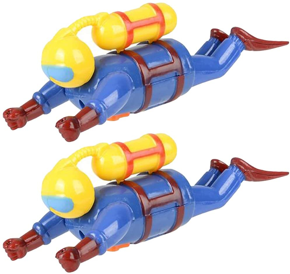 Juego De 2 Juguetes Wind Up Scuba Diver Toys Artcreativity Para Niños - Venta Internacional.