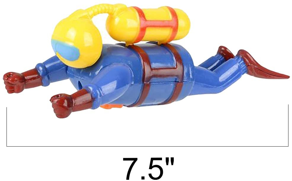 Foto 6 pulgar | Juego De 2 Juguetes Wind Up Scuba Diver Toys Artcreativity Para Niños - Venta Internacional.