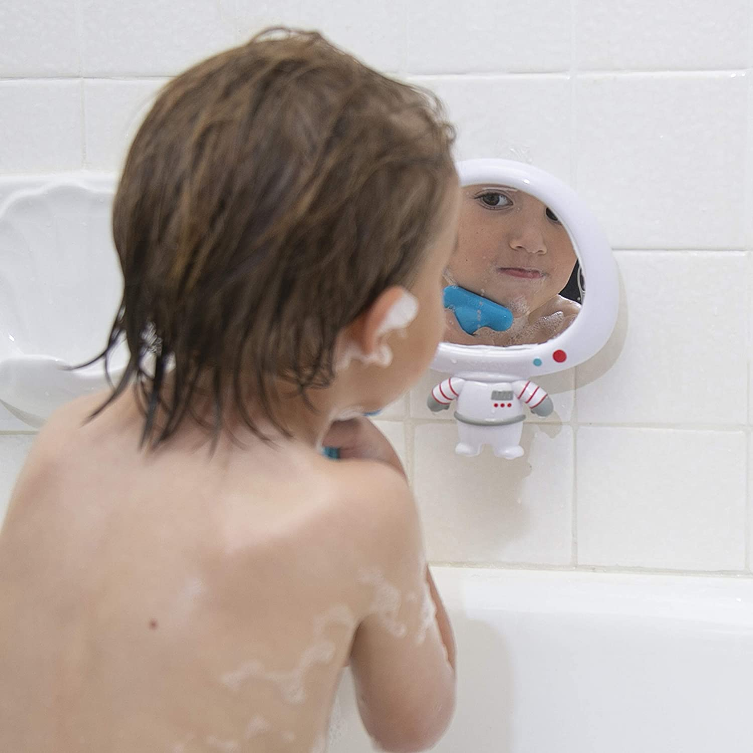 Foto 8 pulgar | Set De Juguetes Nuby Awesome Astronaut Mirror Interactive Bath, 3 Piezas - Venta Internacional.