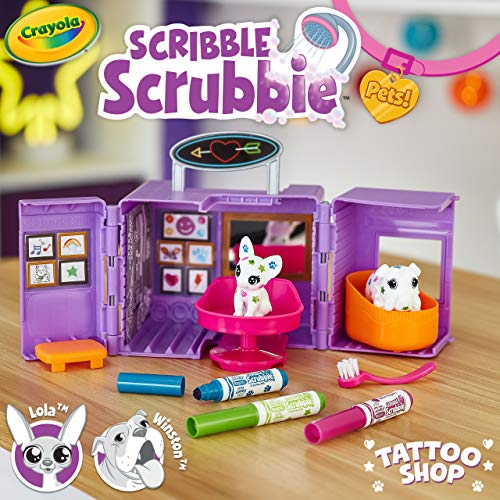 Foto 7 pulgar | Crayola Scribble Scrubbie Pets Tattoo Shop, Set De Juguete P - Venta Internacional.