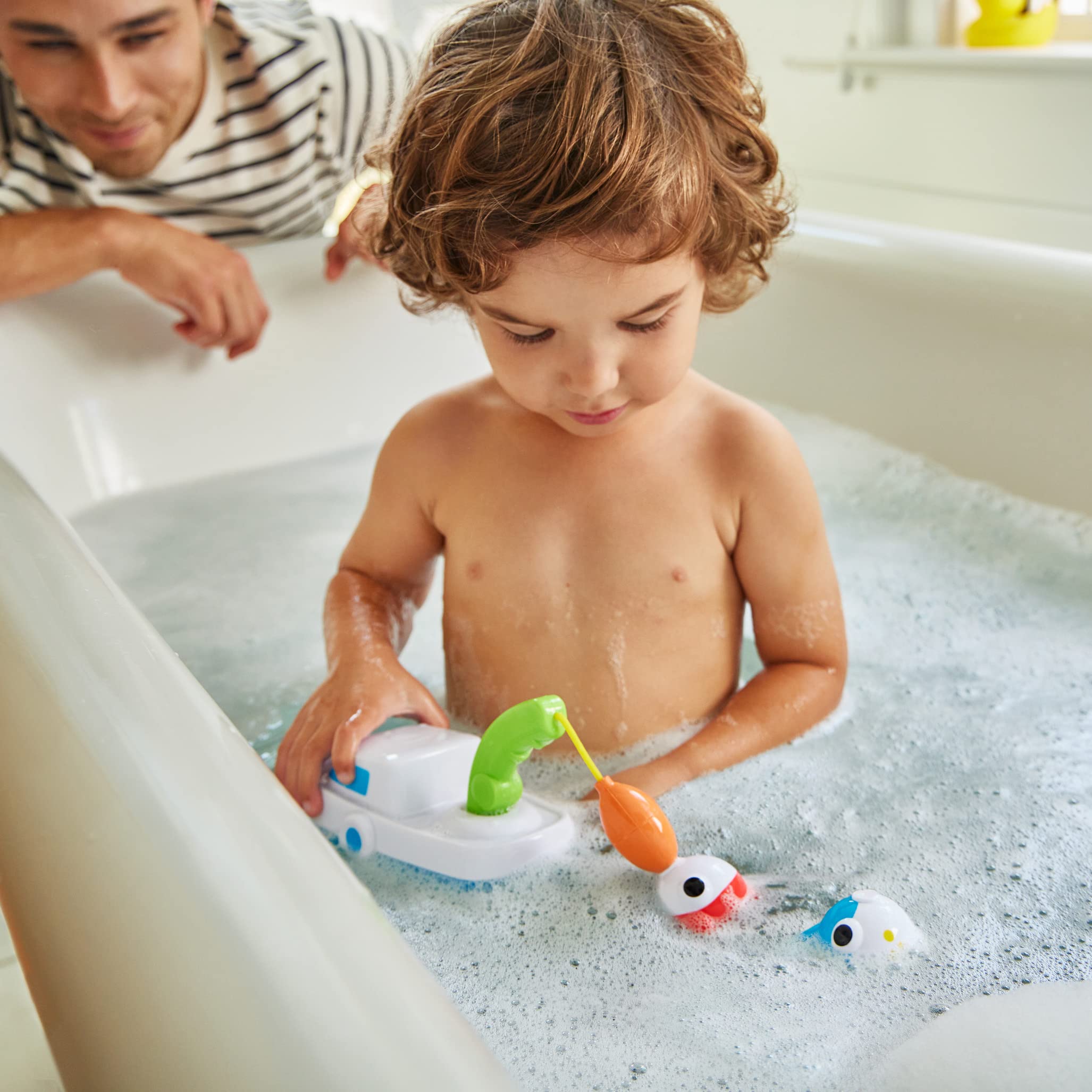 Foto 5 pulgar | Munchkin Deep Sea Fishin' Toddler Bath Toy Y Juego Con Peces Magnéticos, Bote Y Caña - Venta Internacional.