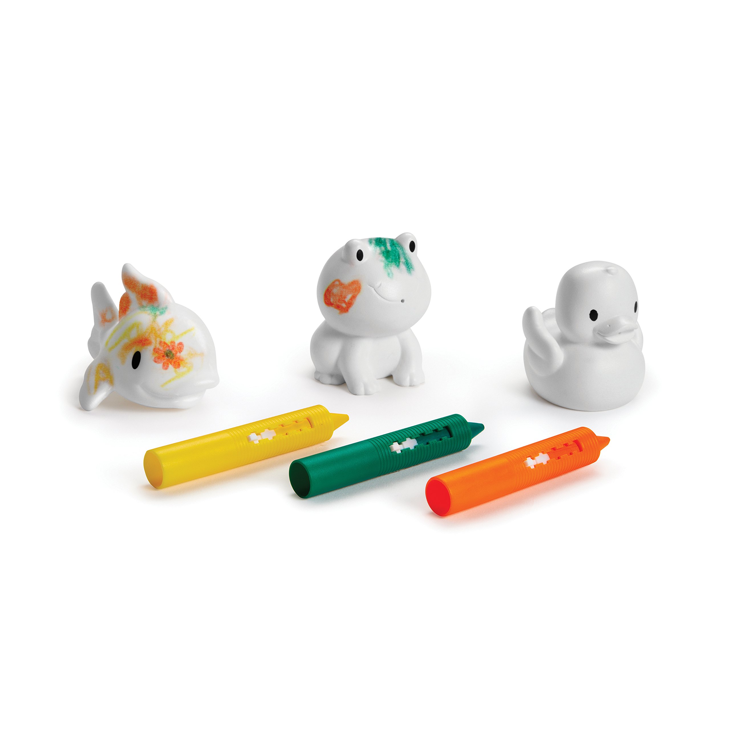 Foto 2 pulgar | Munchkin Color Me Bath Squirts And Crayon Set, Frog/fish/duck - Venta Internacional.