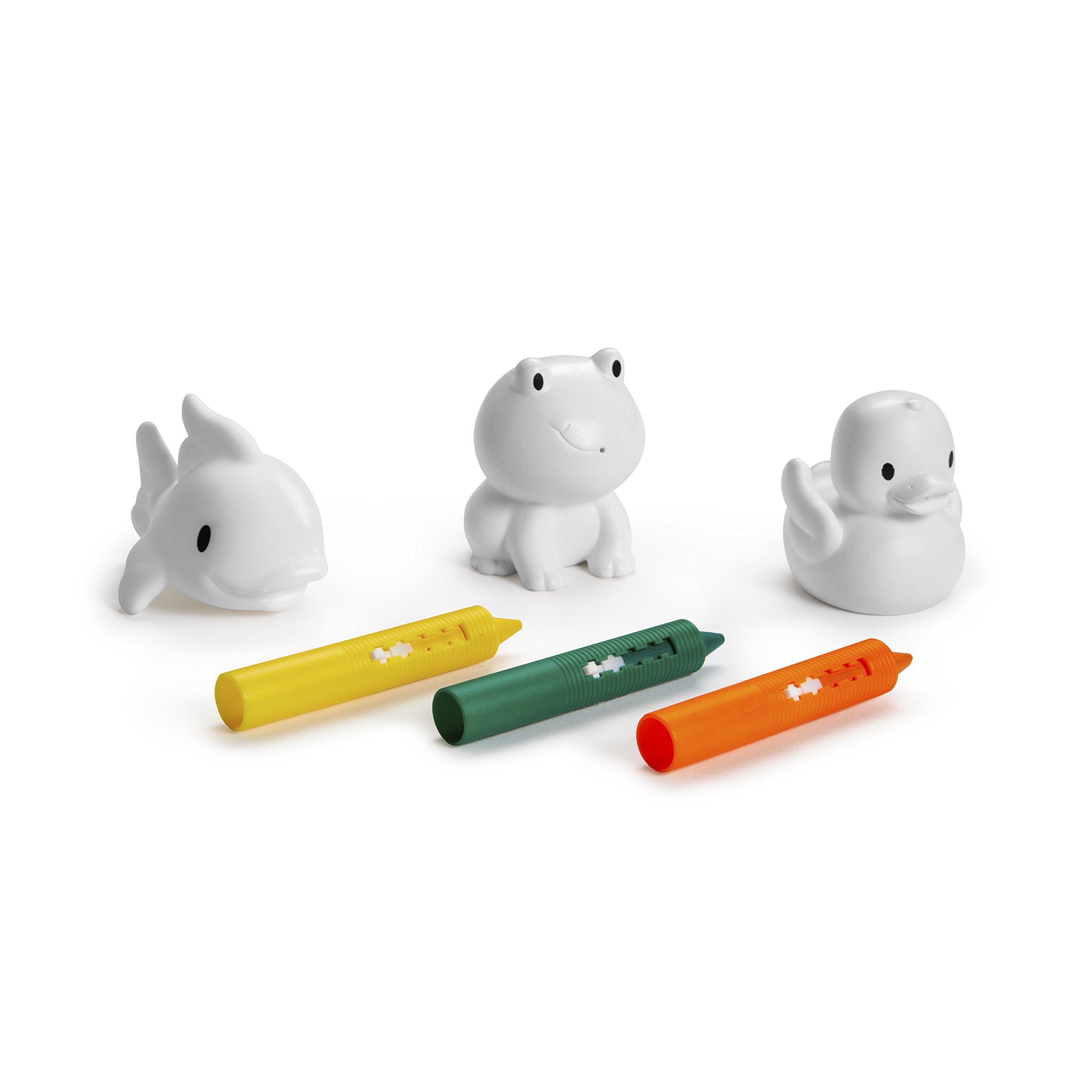 Foto 4 pulgar | Munchkin Color Me Bath Squirts And Crayon Set, Frog/fish/duck - Venta Internacional.