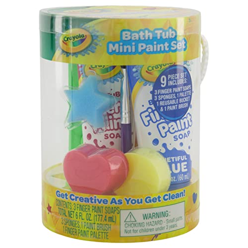 Foto 2 pulgar | Minijuego De Pintura Crayola Para Bañera, 9 Piezas, Con Pintura Para Dedos - Venta Internacional.