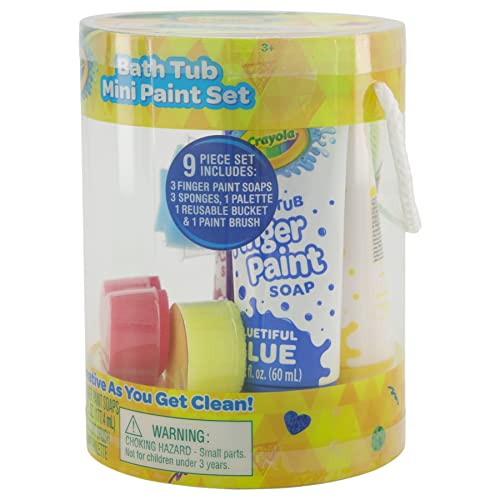 Foto 3 pulgar | Minijuego De Pintura Crayola Para Bañera, 9 Piezas, Con Pintura Para Dedos - Venta Internacional.