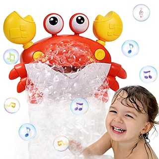 Foto 1 | Juguete De Baño Poycuna Crab Con Generador De Burbujas Y Música Para Niños De 1 A 2 A 4 Años - Venta Internacional.