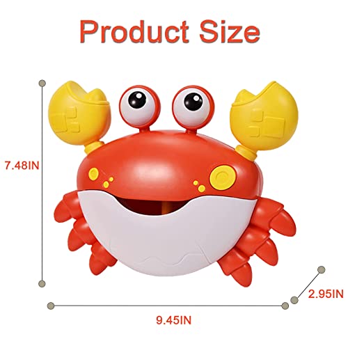 Foto 7 pulgar | Juguete De Baño Poycuna Crab Con Generador De Burbujas Y Música Para Niños De 1 A 2 A 4 Años - Venta Internacional.