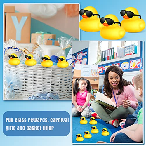Foto 6 pulgar | Rubber Ducks Chivao 100 Unidades Con 100 Gafas De Sol Para Fiestas Infantiles - Venta Internacional.