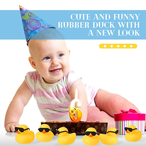 Foto 6 | Rubber Ducks Chivao 100 Unidades Con 100 Gafas De Sol Para Fiestas Infantiles - Venta Internacional.
