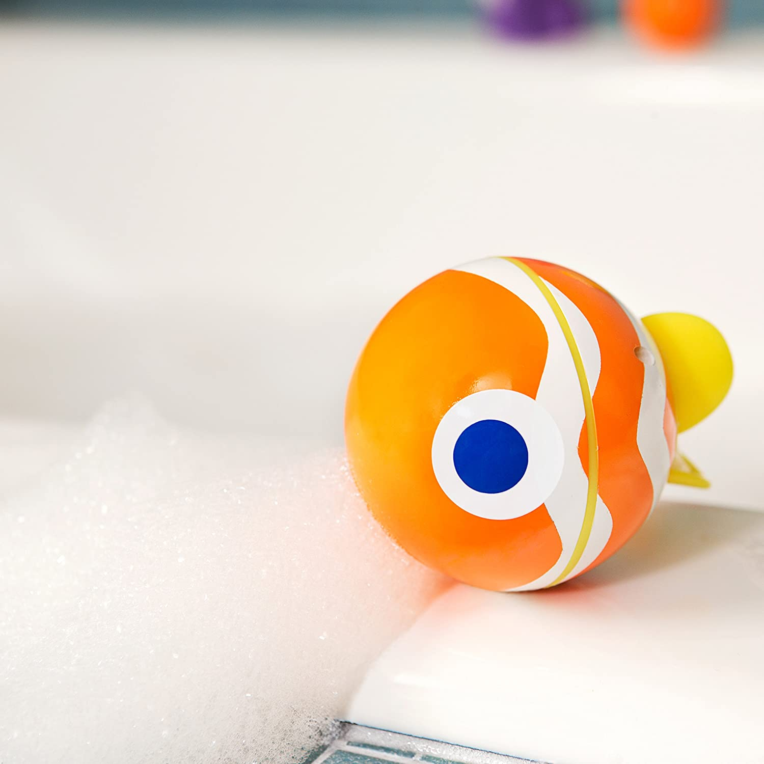 Foto 4 pulgar | Munchkin Spinball Pez Juguete De Baño, Naranja - Venta Internacional.