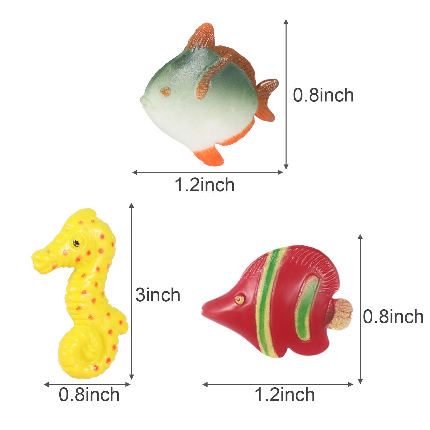 Foto 4 pulgar | Set De Juego con Figuras de Peces Tropicales Boao 48 Piezas para Niños - Venta Internacional