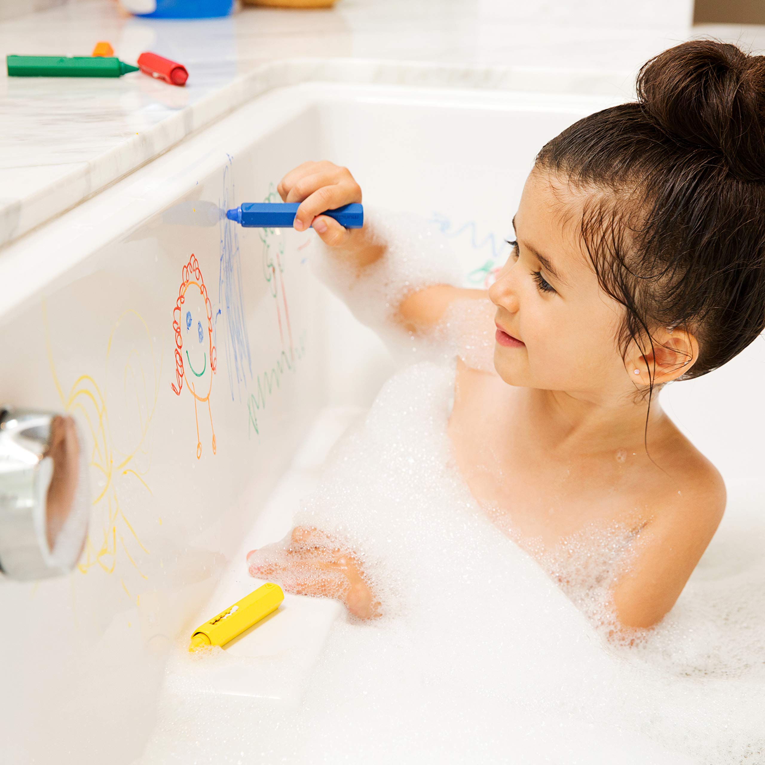 Foto 4 pulgar | Crayones De Baño Munchkin Draw Para Niños Pequeños De 3 Años O Más, Paquete De 5 - Venta Internacional.