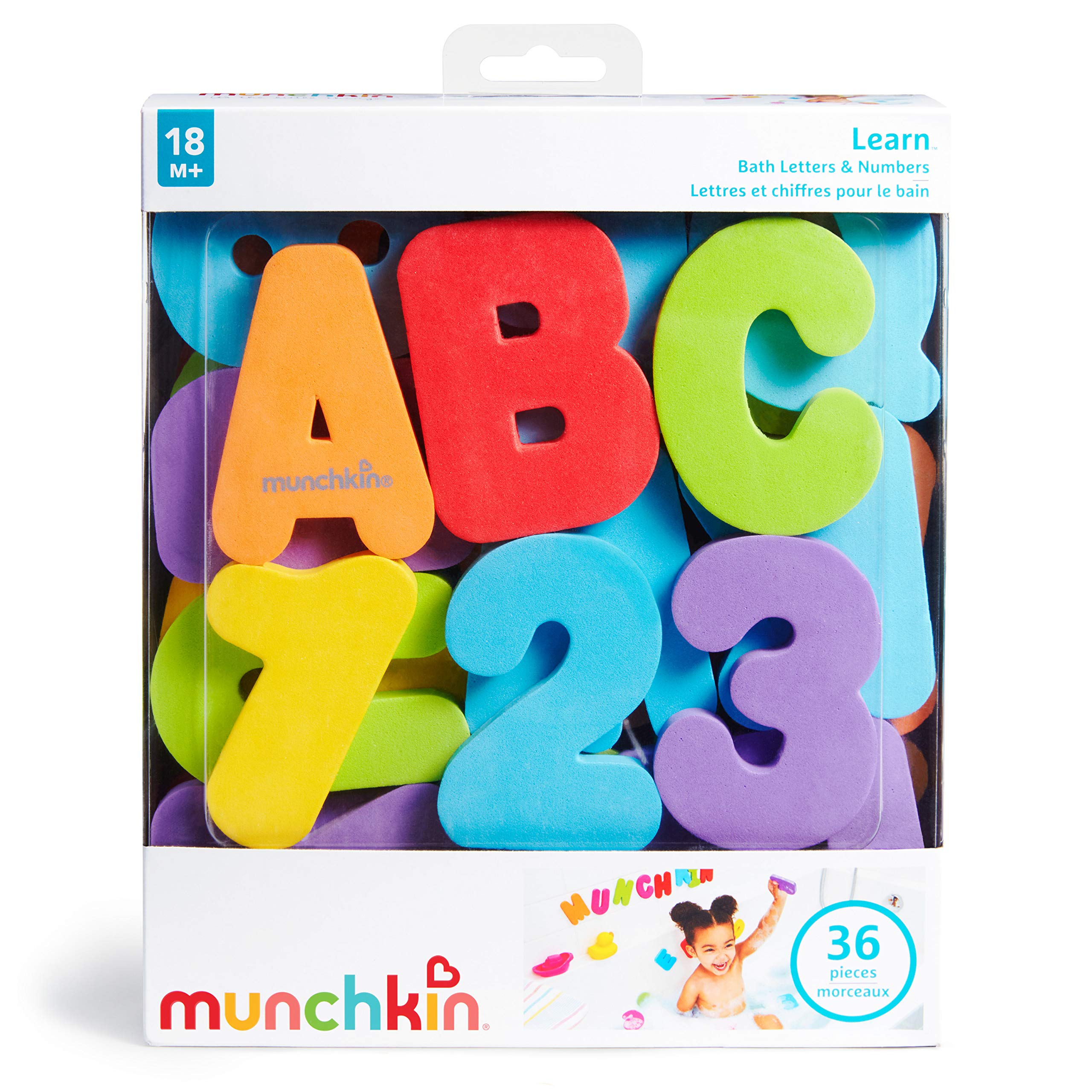 Foto 8 pulgar | Juguete De Baño Munchkin Learn Bath Con Letras Y Números, 36 Unidades - Venta Internacional.