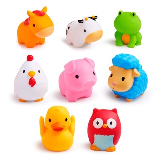 Foto 1 | Juguete De Baño Para Bebés Munchkin Farm Animal Squirts, Paquete De 8 - Venta Internacional.