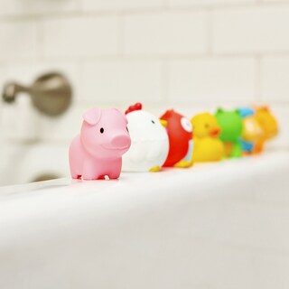 Foto 3 | Juguete De Baño Para Bebés Munchkin Farm Animal Squirts, Paquete De 8 - Venta Internacional.
