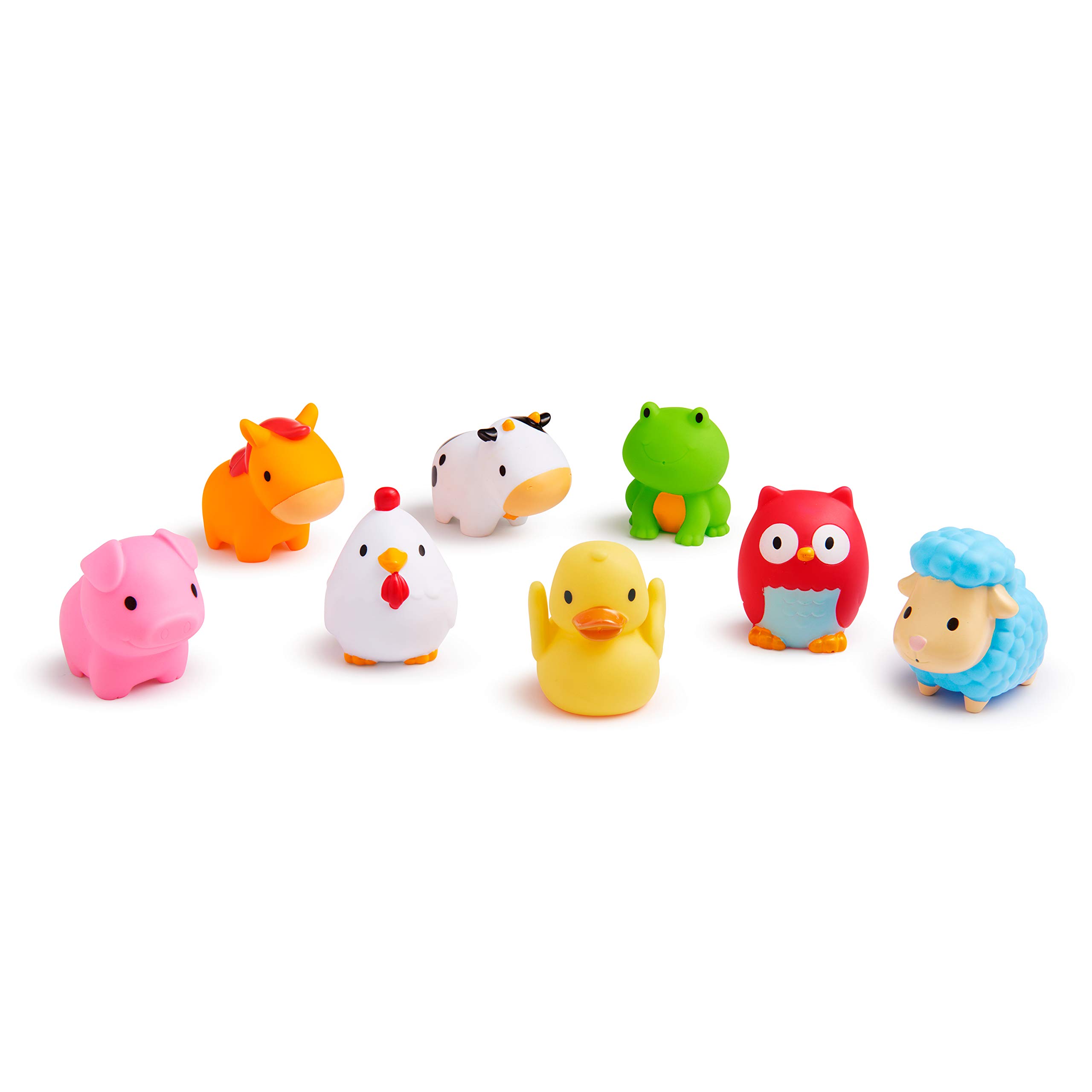 Foto 5 pulgar | Juguete De Baño Para Bebés Munchkin Farm Animal Squirts, Paquete De 8 - Venta Internacional.