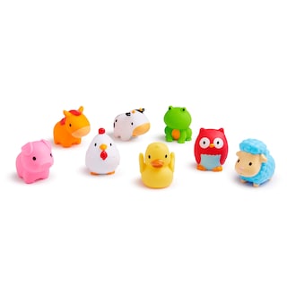 Foto 4 | Juguete De Baño Para Bebés Munchkin Farm Animal Squirts, Paquete De 8 - Venta Internacional.