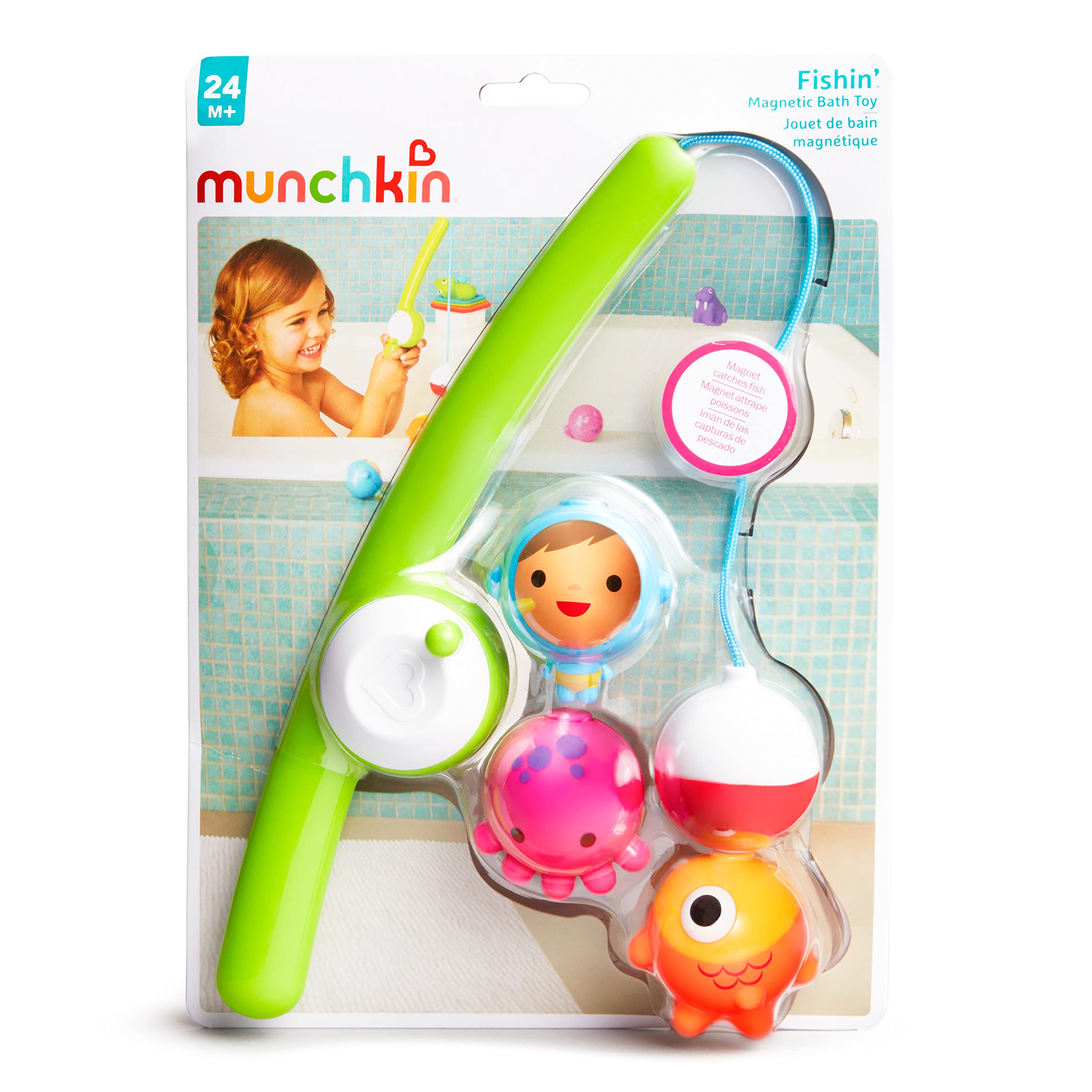 Foto 6 pulgar | Juego De Juguetes De Baño Munchkin Fishin' Magnetic Para Bebés Pequeños, Juego De 4 Piezas - Venta Internacional.