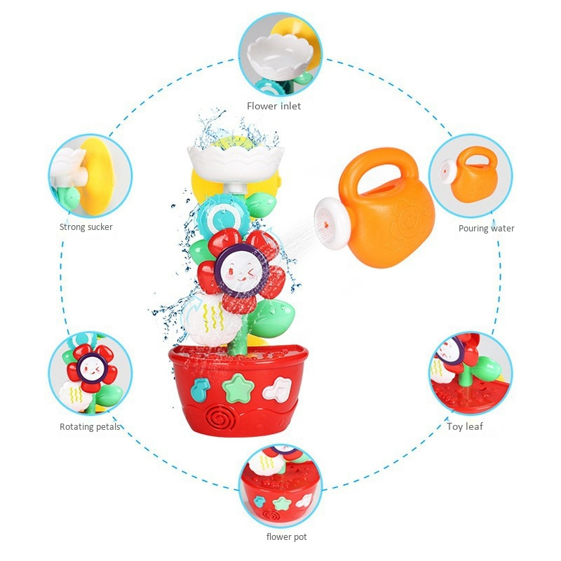 Foto 5 pulgar | Juguetes De Baño Flower Para Niños Pequeños Y Bebés - Venta Internacional.