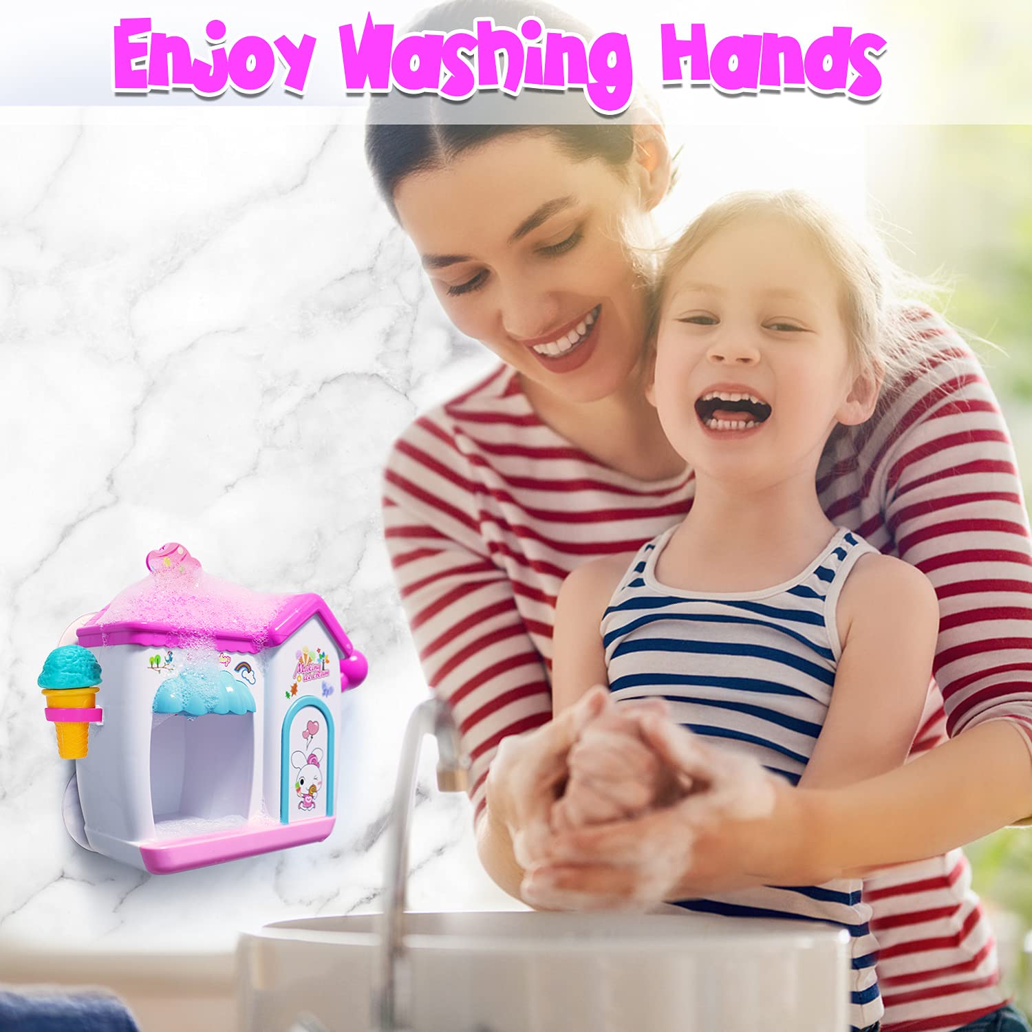 Foto 4 pulgar | Máquina De Hacer Espuma Para Helados Augtoy De Bath Toys De 2 A 8 Años Con Juego De Espuma - Venta Internacional.