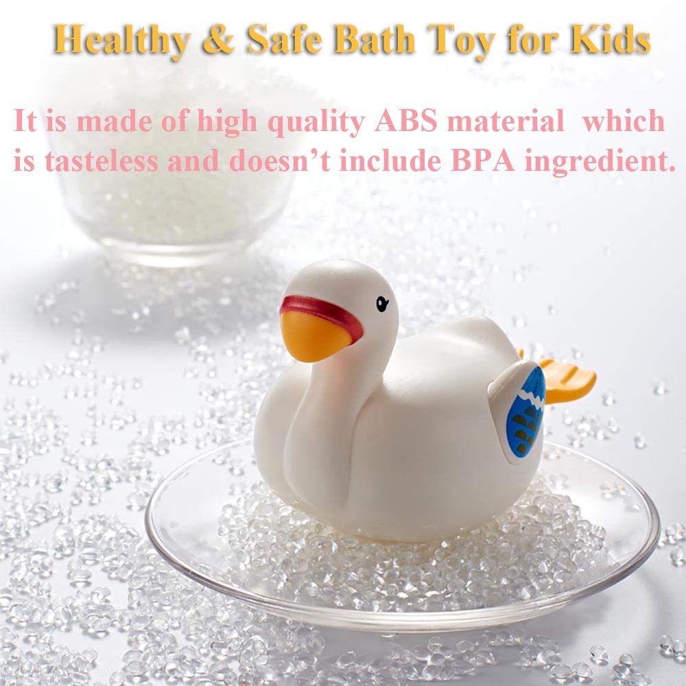 Foto 7 pulgar | Juguete de Baño Cisne Nadador Wind Up para Niños - Venta Internacional