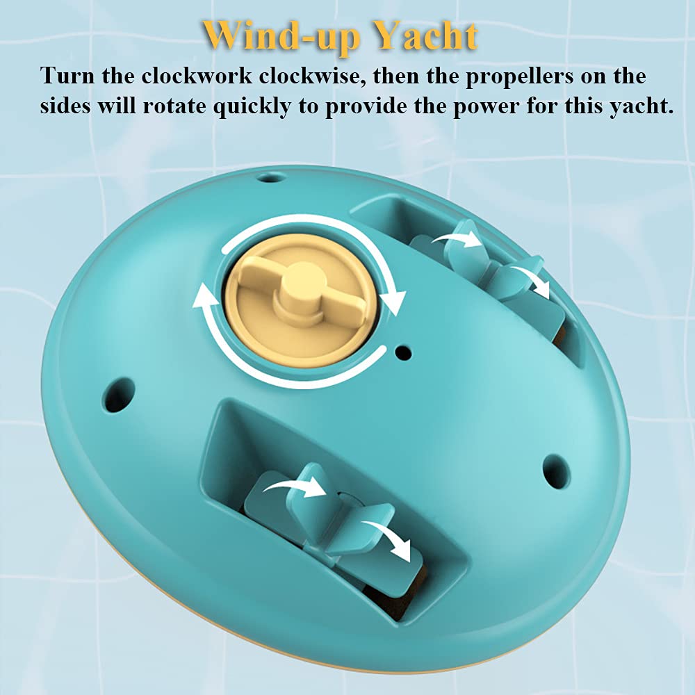 Foto 5 pulgar | Juguete de Baño Nextake Windup Speed Boat Yachtt para Niños - Venta Internacional