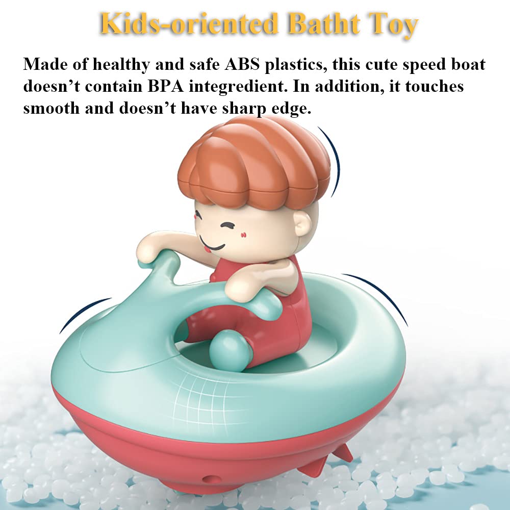 Foto 6 pulgar | Juguete de Baño Nextake Windup Speed Boat Yachtt para Niños - Venta Internacional