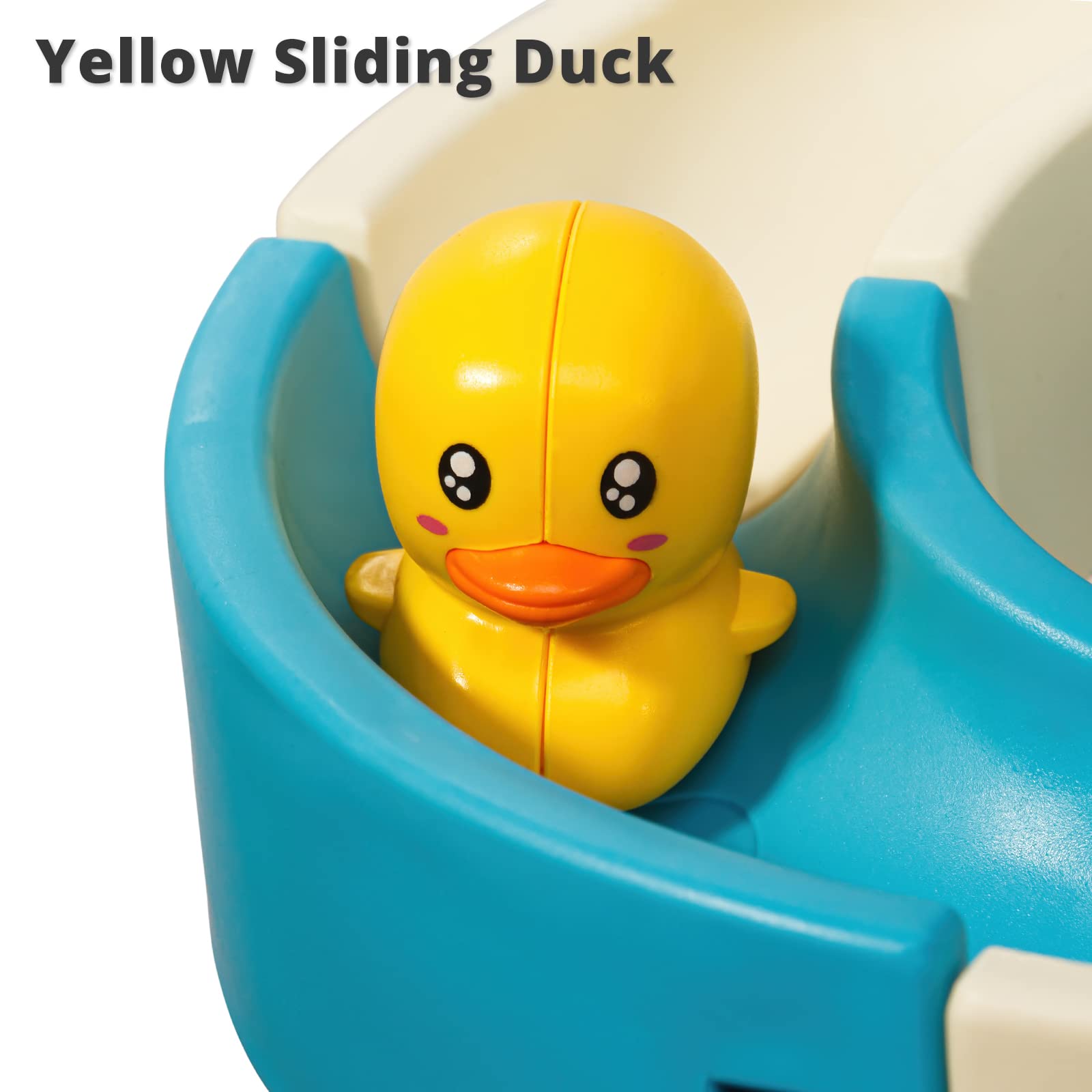 Foto 5 pulgar | Juego de Construcción de Rieles de Pared Tiyol Duck Slide de Bath Toy 34 piezas - Venta Internacional