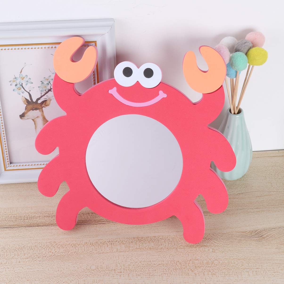 Foto 4 pulgar | Juguete de Baño Nuobesty con Espejo en Forma de Cangrejo para Bebé - Venta Internacional