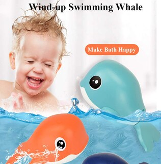Foto 3 | Juguete de Baño Nextake con Forma de Ballena Naranja - Venta Internacional