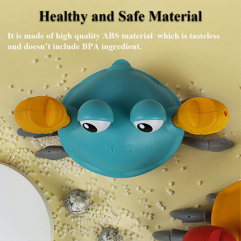 Foto 6 pulgar | Juguete de Baño Anfibio Nextake Funny Windup Crab Azul para Niños - Venta Internacional