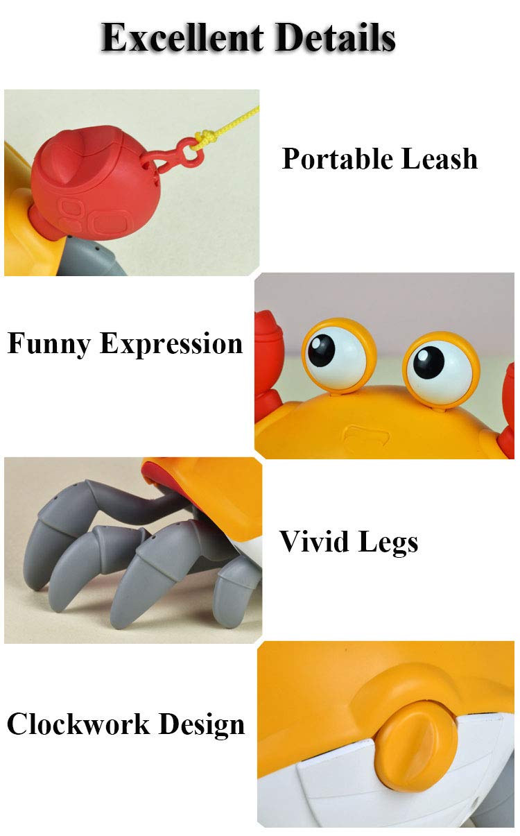 Foto 7 pulgar | Juguete de Baño Anfibio Nextake Funny Windup Crab Azul para Niños - Venta Internacional