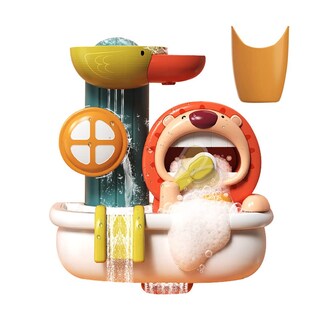 Foto 1 | Juguete de Baño Nextake Bubble Maker & Water Fall Lion con Ventosas - Venta Internacional