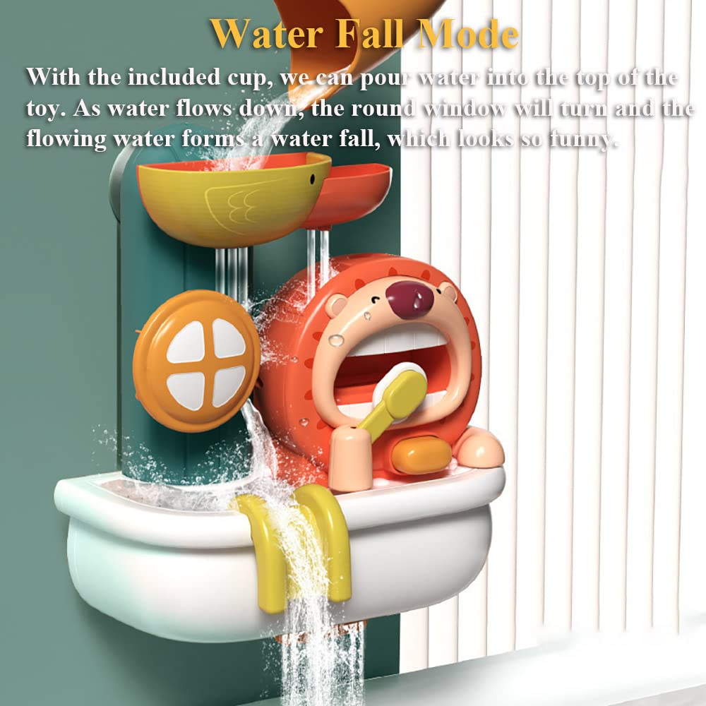 Foto 4 pulgar | Juguete de Baño Nextake Bubble Maker & Water Fall Lion con Ventosas - Venta Internacional