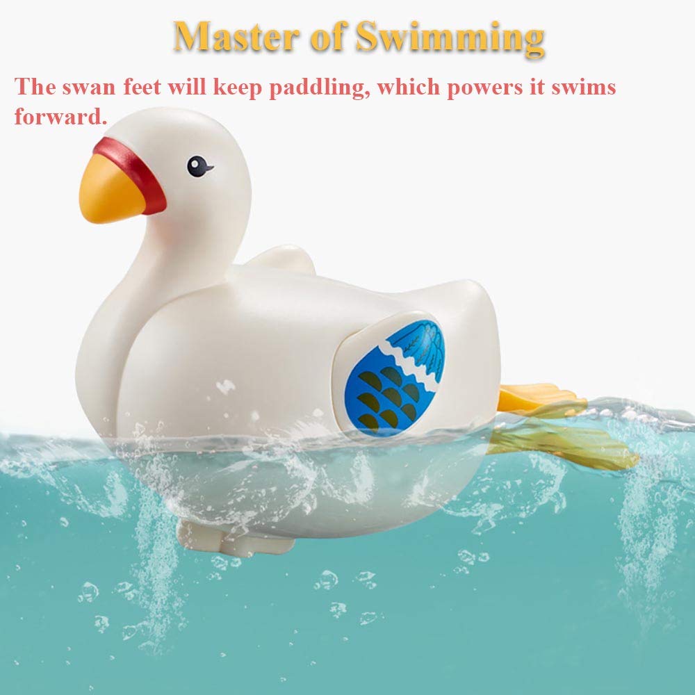 Foto 5 pulgar | Juguete de Baño Nextake Wind-up Swimming Swan - Venta Internacional