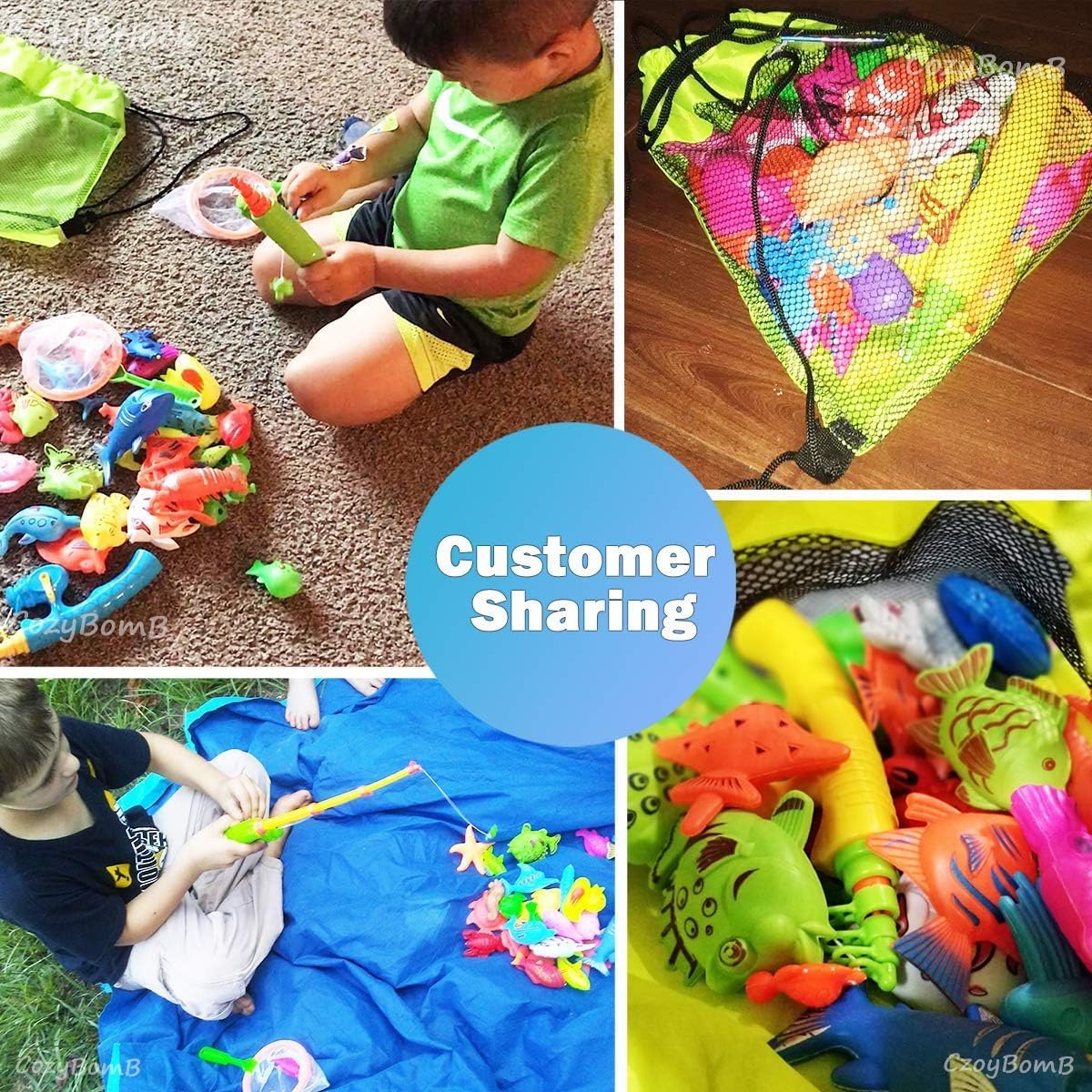 Foto 8 pulgar | Juguete Magnético de Pesca para Piscina CozyBomb 35 Piezas - Venta Internacional